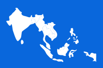 東南アジア周遊 flag