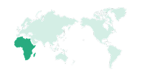 南アフリカの地図